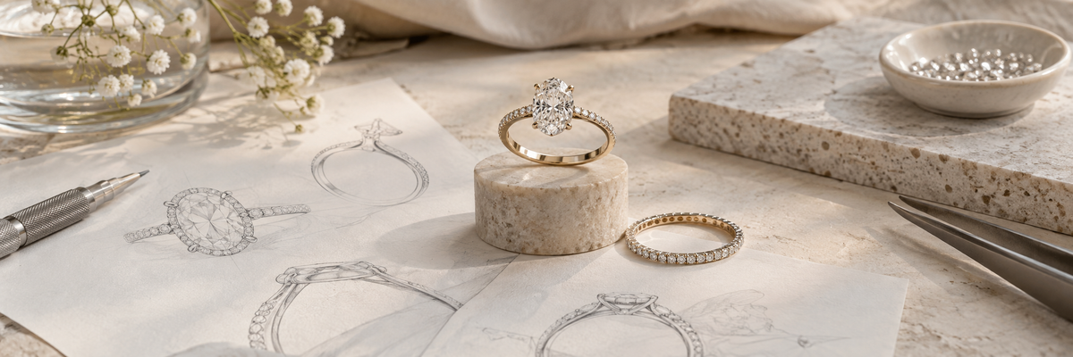 Engagement ring design studio