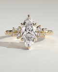 MET 0052 Marquise Solitaire Engagement Ring
