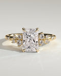 MET 0198 Radiant Solitaire Engagement Ring