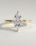 MET 0361 Marquise Solitaire Engagement Ring