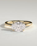MET 0317 Oval Solitaire Engagement Ring