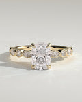 MET 0300 Elongated Cushion Solitaire Engagement Ring