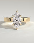 MET 0188 Marquise Solitaire Engagement Ring
