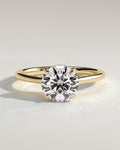 MET 0332 Round Solitaire Engagement Ring