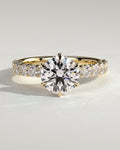 MET 0119 Round Solitaire Engagement Ring