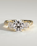 MET 0114 Round Three Stone Engagement Ring