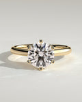 MET 0111 Round Solitaire Engagement Ring