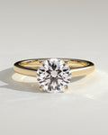 MET 0112 Round Solitaire Engagement Ring
