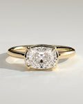 MET 0189 Elongated Cushion Solitaire Engagement Ring