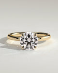 MET 0080 Round Solitaire Engagement Ring