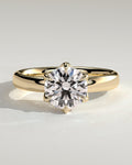 MET 0098 Round Solitaire Engagement Ring
