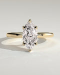 MET 0051 Marquise Solitaire Engagement Ring