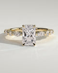 MET 0234 Radiant Solitaire Engagement Ring