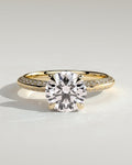 MET 0287 Round Solitaire Engagement Ring
