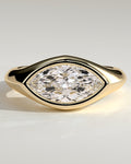 MET 0254 Marquise Solitaire Engagement Ring