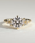 MET 0070 Round Solitaire Engagement Ring