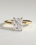 MET 0068 Radiant Solitaire Engagement Ring