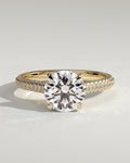 MET 0217 Round Solitaire Engagement Ring