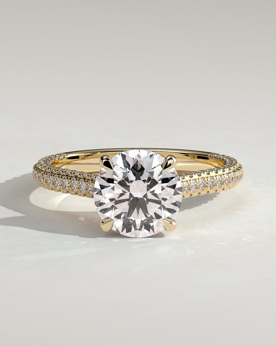 MET 0217 Round Solitaire Engagement Ring