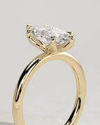 MET 0051 Marquise Solitaire Engagement Ring