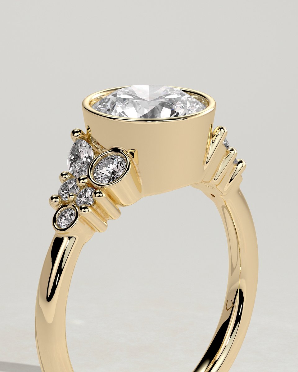 MET 0292 Round Other Engagement Ring