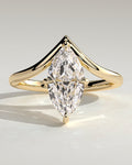 MET 0078 Marquise Solitaire Engagement Ring