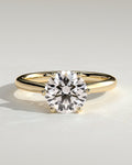 MET 0050 Round Solitaire Engagement Ring