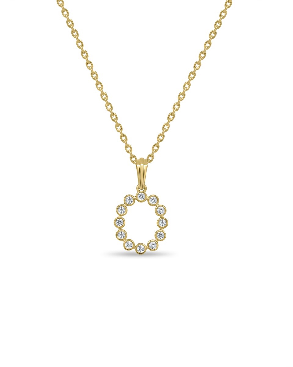 MET 0523 Initial O Pendant