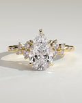 MET 0131 Pear Solitaire Engagement Ring