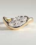 MET 0044 Marquise Solitaire Engagement Ring