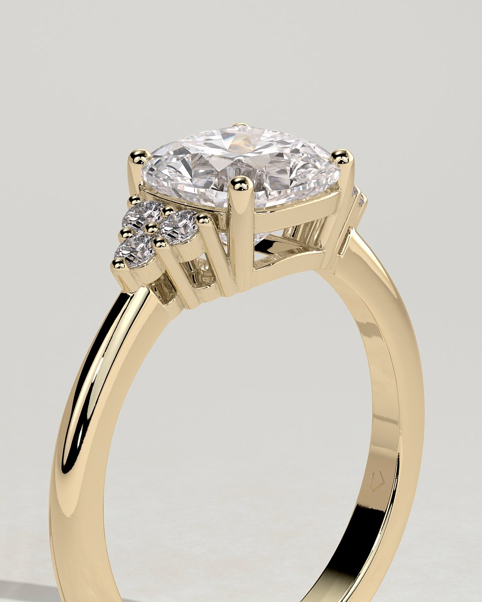 MET 0237 Cushion Solitaire Engagement Ring