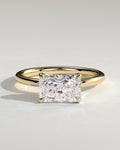 MET 0357 Radiant Solitaire Engagement Ring