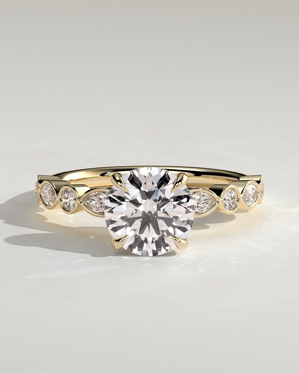 MET 0301 Round Solitaire Engagement Ring