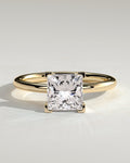 MET 0271 Princess Solitaire Engagement Ring