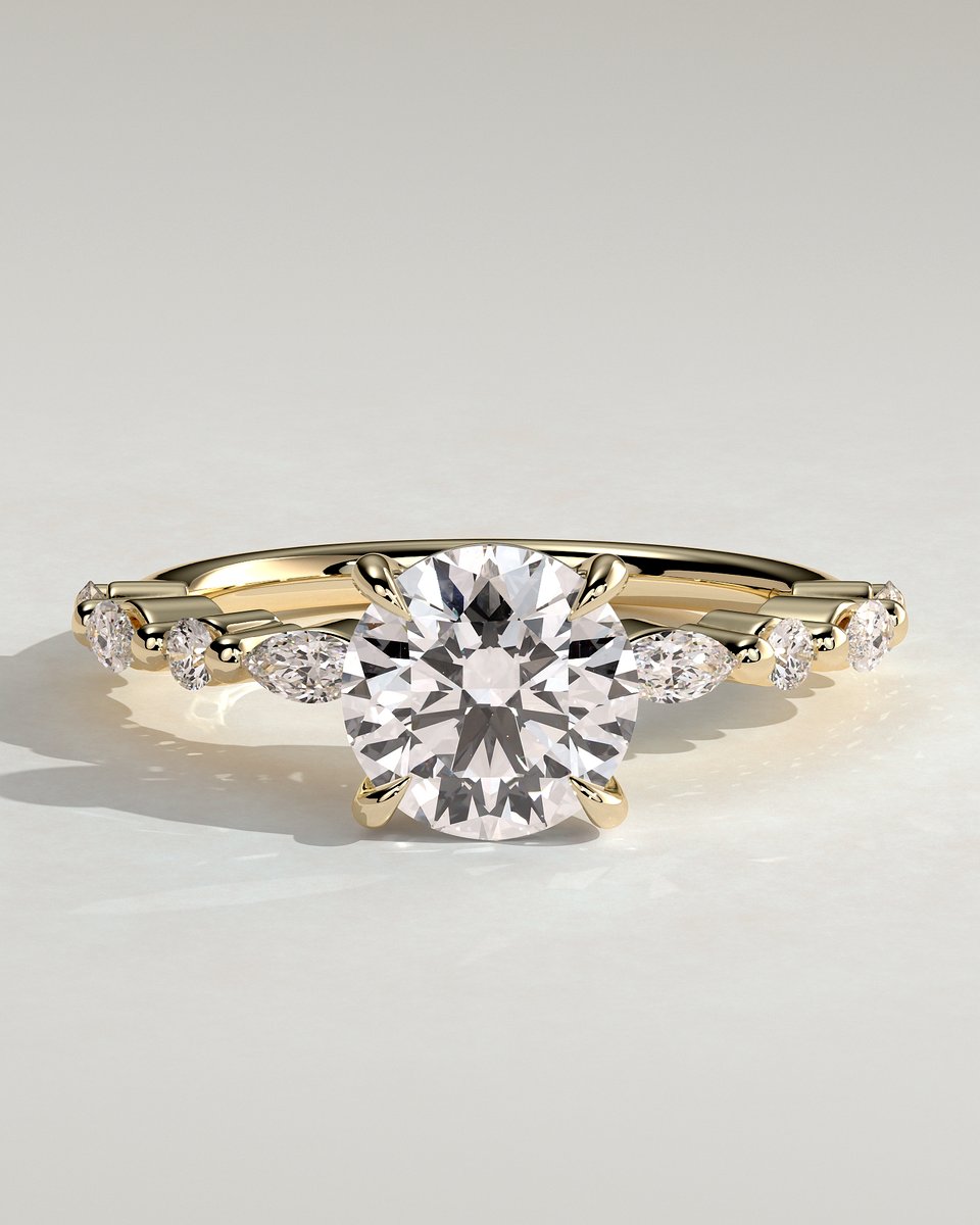 MET 0094 Round Solitaire Engagement Ring