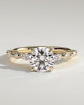 MET 0094 Round Solitaire Engagement Ring