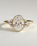 MET 0072 Oval Solitaire Engagement Ring