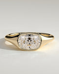 MET 0348 Elongated Cushion Solitaire Engagement Ring