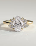 MET 0296 Oval Solitaire Engagement Ring
