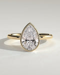 MET 0353 Pear Solitaire Engagement Ring