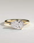 MET 0365 Pear Solitaire Engagement Ring