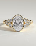MET 0278 Oval Solitaire Engagement Ring