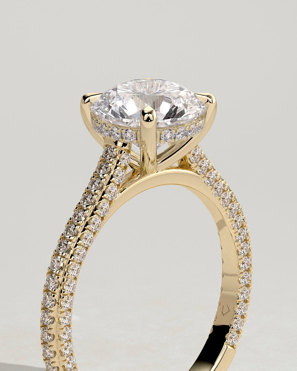 MET 0217 Round Solitaire Engagement Ring