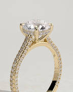 MET 0217 Round Solitaire Engagement Ring