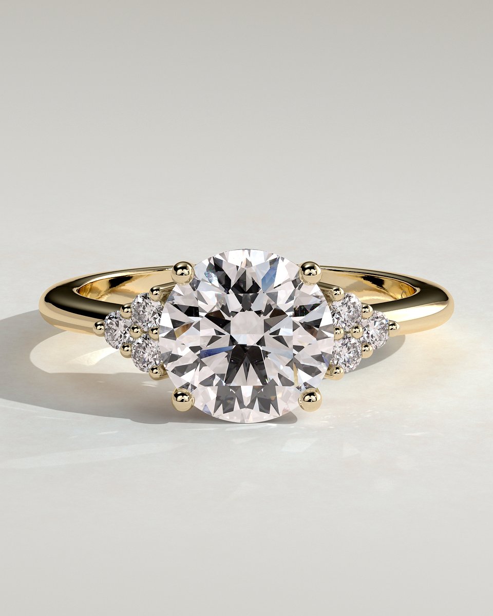 MET 0224 Round Solitaire Engagement Ring