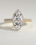 MET 0250 Marquise Halo Engagement Ring
