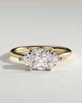 MET 0355 Marquise Solitaire Engagement Ring