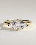 MET 0167 Marquise Solitaire Engagement Ring