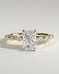 MET 0341 Radiant Solitaire Engagement Ring