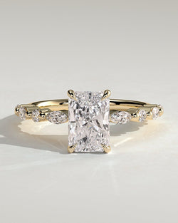 MET 0341 Radiant Solitaire Engagement Ring